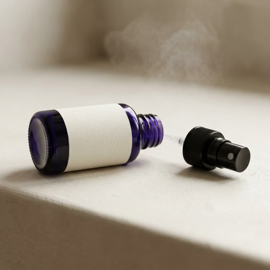 Sprayaufsatz + Violettglas